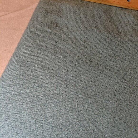 Royal Rossi 100% Cashmere Scarf Blue Rectangle Fringe 28x78" Neck Head Wrap - Picture 7 of 7